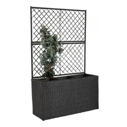Baštenska saksija 30x83x130 crna
