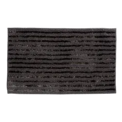 Prostirka za kupatilo Fakundo 50x80 siva/crna