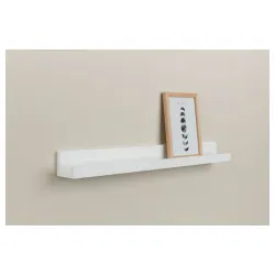 Zidna polica za slike bela 
