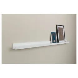 Zidna polica za slike tref bela 