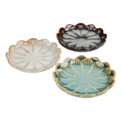 Posuda za kupatilo plava braon bela