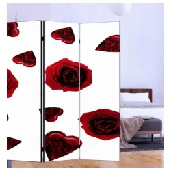 Lagani paravani od štampanog pvc platna Ruze 3 krila
