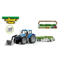 Traktor 1:32 na potez sa rotacionim priključkom 858208