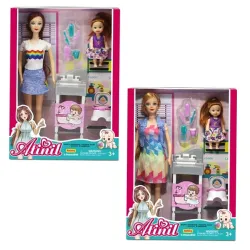 Lutka set sa devojčicom u kupatilu 118841