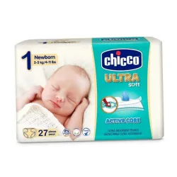 Pelene za bebe Chicco ULTRA Newbord 2 - 5kg, 27kom