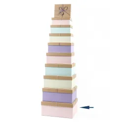 Ukrasna kutija pastel 37x16x28cm