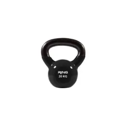 RING Kettlebell 20kg metal+vinyl RX DB2174-20 black