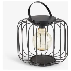 Lampa na baterije  gentle O24xV29cm crna