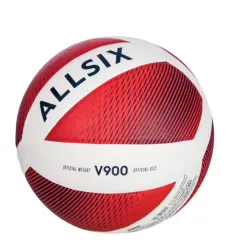 Lopta za odbojku v900 Belo crvena