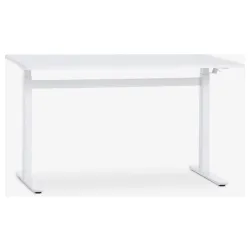 Radni sto sa gas. podes. visinom Linder 70x130 bela