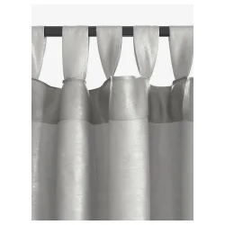 Zavesa Lupe imiticija svile srebrna