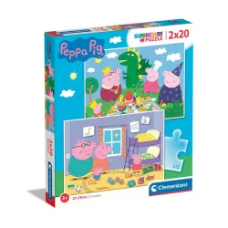 U pakovanju se nalaze 2 različite puzle od po 20 delova.