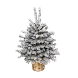 Novogodisnja jelka u saksiji bela 60cm 250308