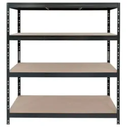 Polica metalna 180x160x60cm 4 police mdf rivet xl