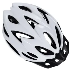 Kaciga za bicikl bela s/mfischer