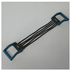 Prilagodljiva opruga za trening tegovima od 5 do 25 kg crno plava 