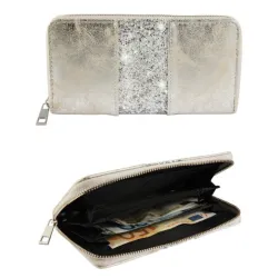 Ženski novcanik gliter srebrne boje 3010034-001 