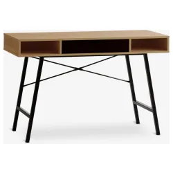 Radni sto Albert 48x120 hrast/crna