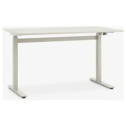 Radni sto sa gas.pod. Linder 70x130 bež