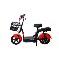 Električni bicikl T20-48 crno-crveno