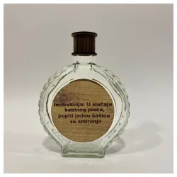 Flaša sa natpisom Instrukcija