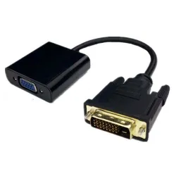 E-GREEN Adapter DVI-D (M)  VGA (F) crni