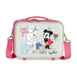 Beauty case ABS Minnie around the world New York