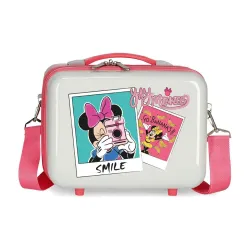 Beauty case ABS Minnie around the world go bananas