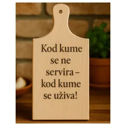 Daska za sečenje kod kume se uziva 