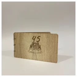 Čestitka za rođendana drvena