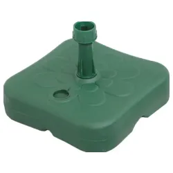 Postolje za suncobran zeleno 38x38cm 15L