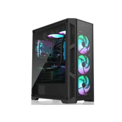 Kucište RAIJINTEK ARCADIA III TG Midi Tower/ATX,M-ATX,Mini-ITX/bez napajanja/kaljeno staklo/crna Kucište RAIJINTEK ARCADIA III TG Midi Tower/ATX,M-ATX,Mini-ITX/bez napajanja/kaljeno staklo/crna