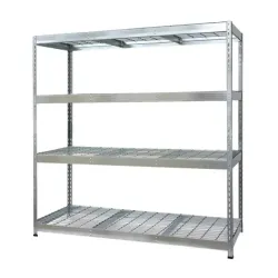 Polica metalna žičana čaura kačenje 400kg 180x150x60 4nivoa