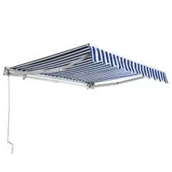 Tenda zidna 2,95x2m belo/plava