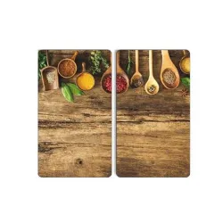 Višenamenska daska za sečenje i serviranje staklo 2 kom 52x30c