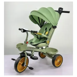 Brand: Playtime  Za uzrast: 3+  Dimenzije tricikla: 80x47x102cm  Sediste se moze rotirati  Naslon sedista se obara  Eva gume, velicina tockova 10” i 8”  Transportno pakovanje u kutiji dimezije 62x35x35cm  Laka montaza