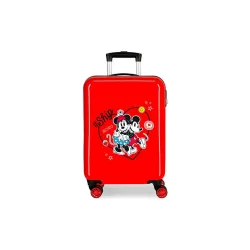 Kofer 55 cm ABS Minnie & Mickey always be kind crveni