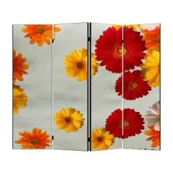Lagani paravani od štampanog pvc platna Cveće 5 krila
