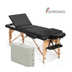 Sklopivi Sto Krevet za masažu drvo GIORDANO crna