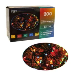 200 Lampica RIŽA šarena-8 funkcija