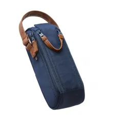 Navlaka za 3 boće polokrutna plava 