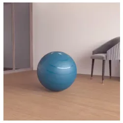 Lopta za pilates veličine S (55cm) plava 