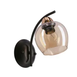 Merra Zidna Lampa Crna 1x40W E27