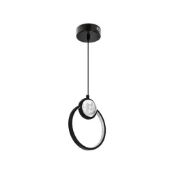 Lacrima Viseća Lampa Crna 10cm 15W LED 3000K