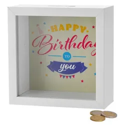 Kasica happy birthday 15x15cm 