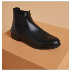 Jahačke kožne čizme za odrasle crna 