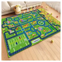 Dečiji Tepih 90 x 60 cm Grad