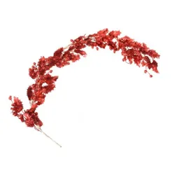 Sprig, novogodišnja grana, crvena, 120cm 
