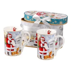 Lea, keramička šolja, set, Nova godina, 350ml,2K