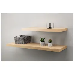 Zidna polica Alend 120x24 boja svetao hrast